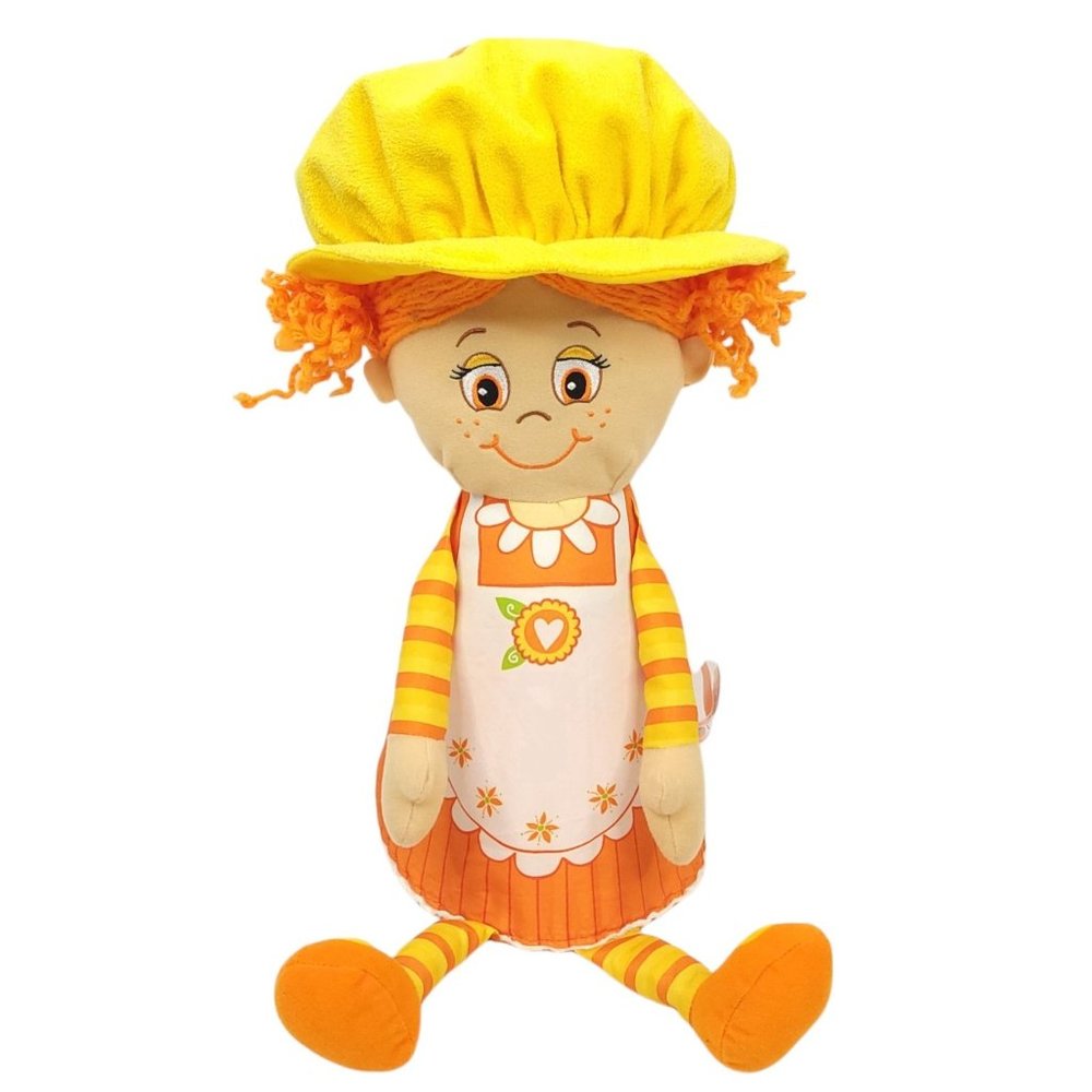 Jay At Play Little Miss Muffin Doll 16 Inch Pop Flip Plush Toy Orange Yellow